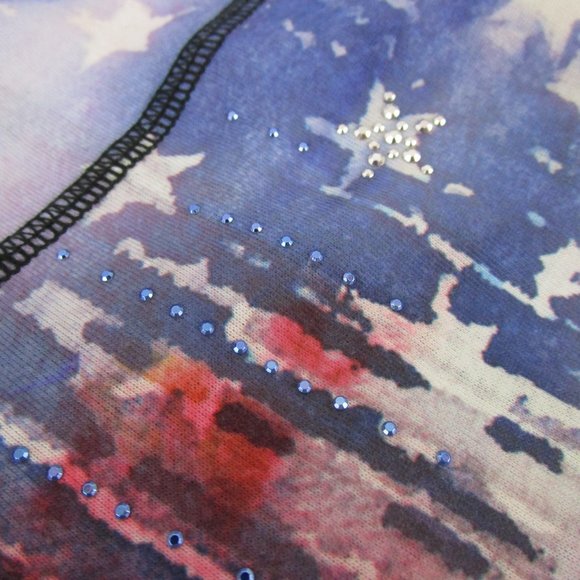 👚Host Pick👚NWOT Sonoma Patriotic Theme Tunic Top - Picture 7 of 8